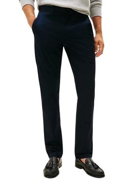 Calça Tommy Hilfiger Denton azul marinho para homem.