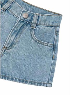 Shorts de cowboy Mayoral básicos para meninas.