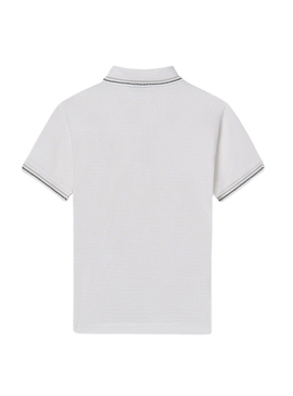 Polo do prefeito com bolso branco para criança.