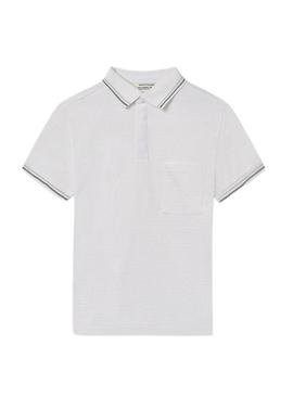 Polo do prefeito com bolso branco para criança.