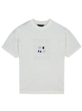 Camiseta Mayoral On The Road branca para menino.