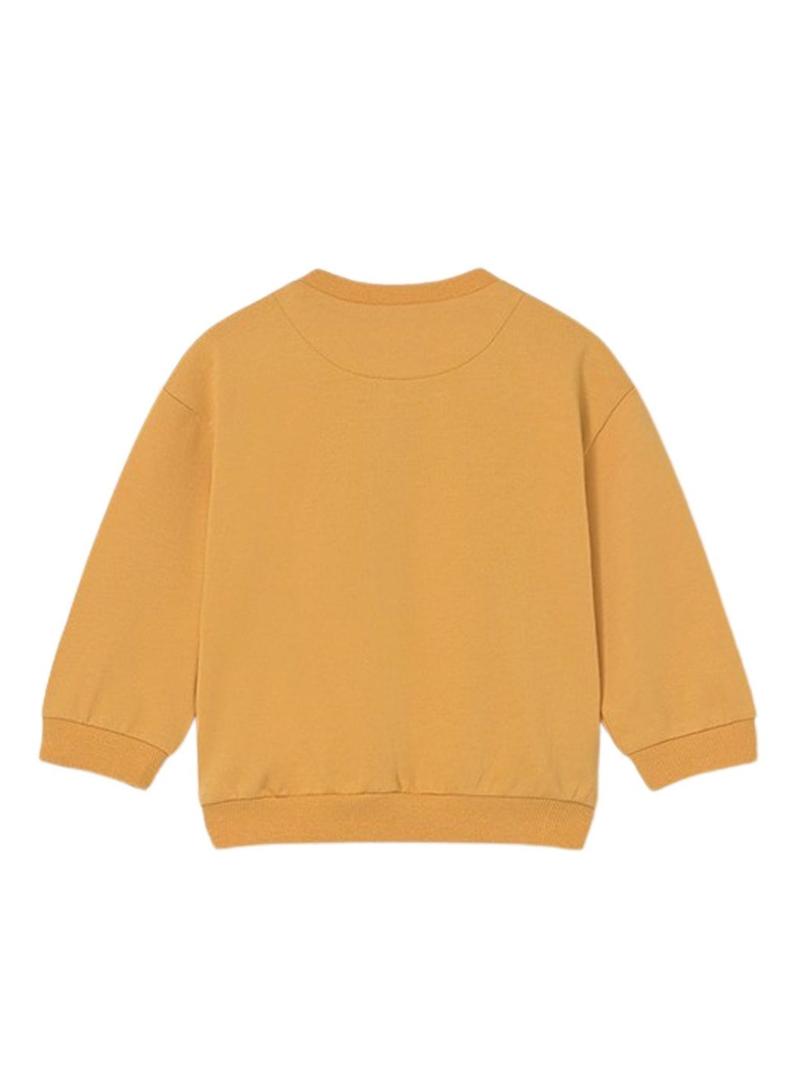 Moletom Mayoral Happy Hipo laranja para bebê