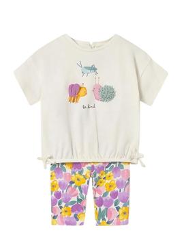 Conjunto de Caracol rosa para bebê da Mayoral