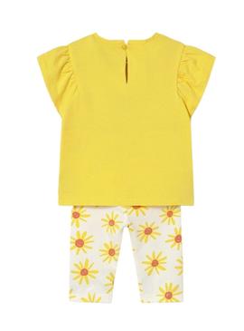 Conjunto Mayoral Sol amarelo para bebê.