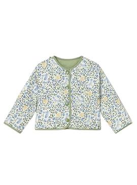 Casaco Mayoral reversível verde para bebê.