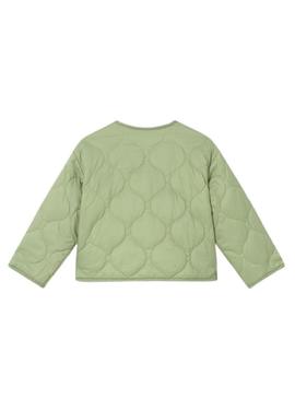 Casaco Mayoral reversível verde para bebê.