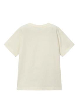 Camiseta Mayoral Robot bege para menino.