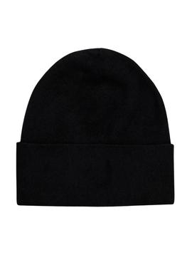 Touca Calvin Klein Fine Rib preta para homem
