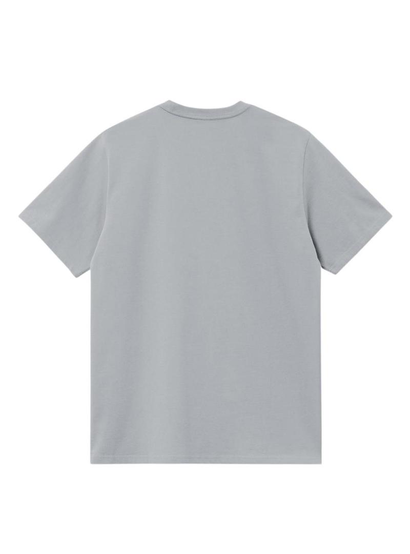 Camisa Carhartt Script azul para homem.