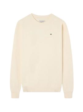 Moletom Silbon com logo étnico bege para homem