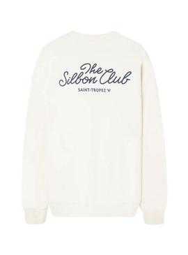 Moletom Silbon Club Saint Tropez bege para homens