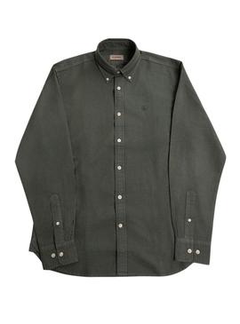 Camisa El Ganso Dyed verde para homem.