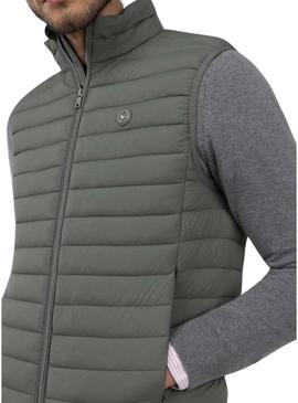 Colete El Ganso básico verde para homem.