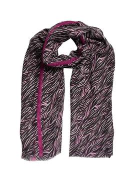 Peças de lenço estampadas de zebra para mulher.