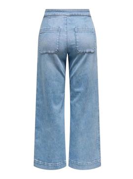 Calça de ganga Only Madison denim claro para mulher