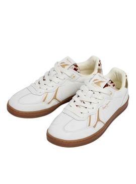 Sapatilhas Pepe Jeans Ball Chic branco para mulher