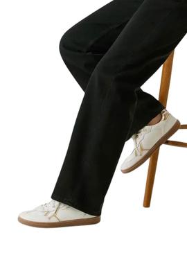 Sapatilhas Pepe Jeans Ball Chic branco para mulher