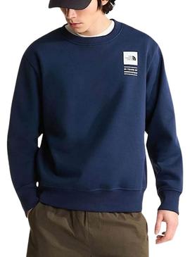 Moletom The North Face Summit azul marinho para homem.