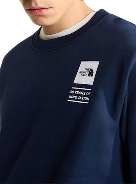 Moletom The North Face Summit azul marinho para homem.