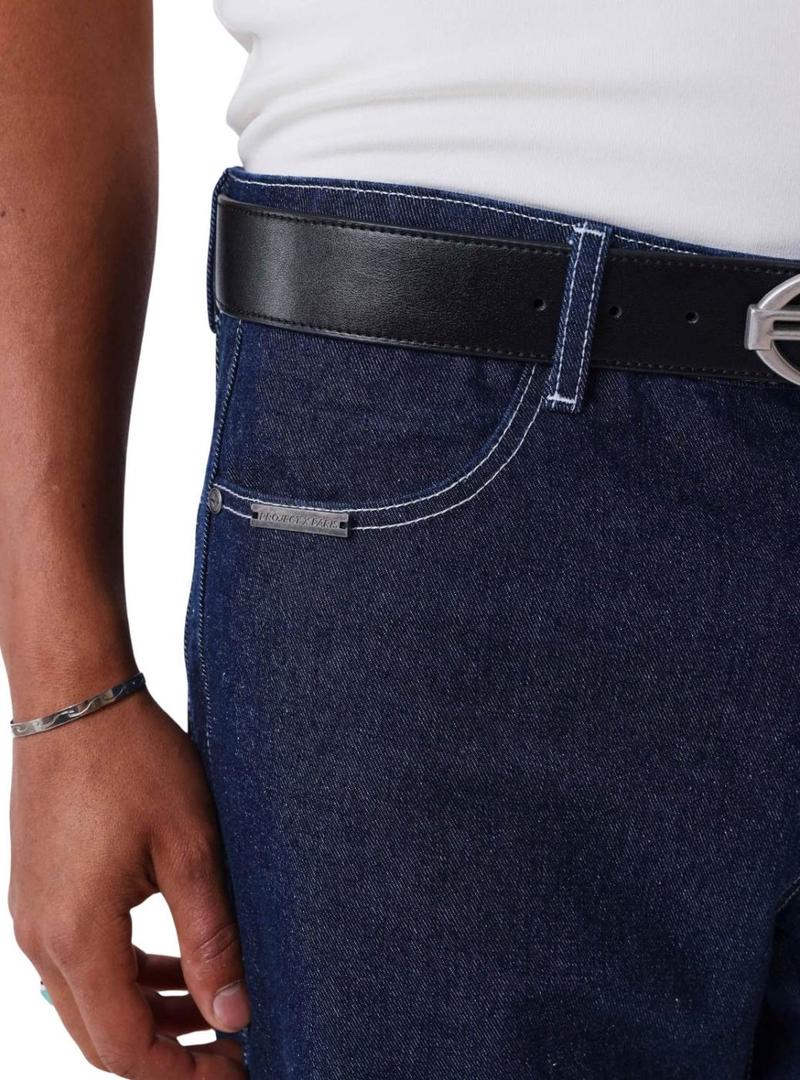 Calça de ganga Project x Paris em denim escuro para homem.