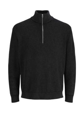 Jersey preta Jack and Jones Detroit para homem.