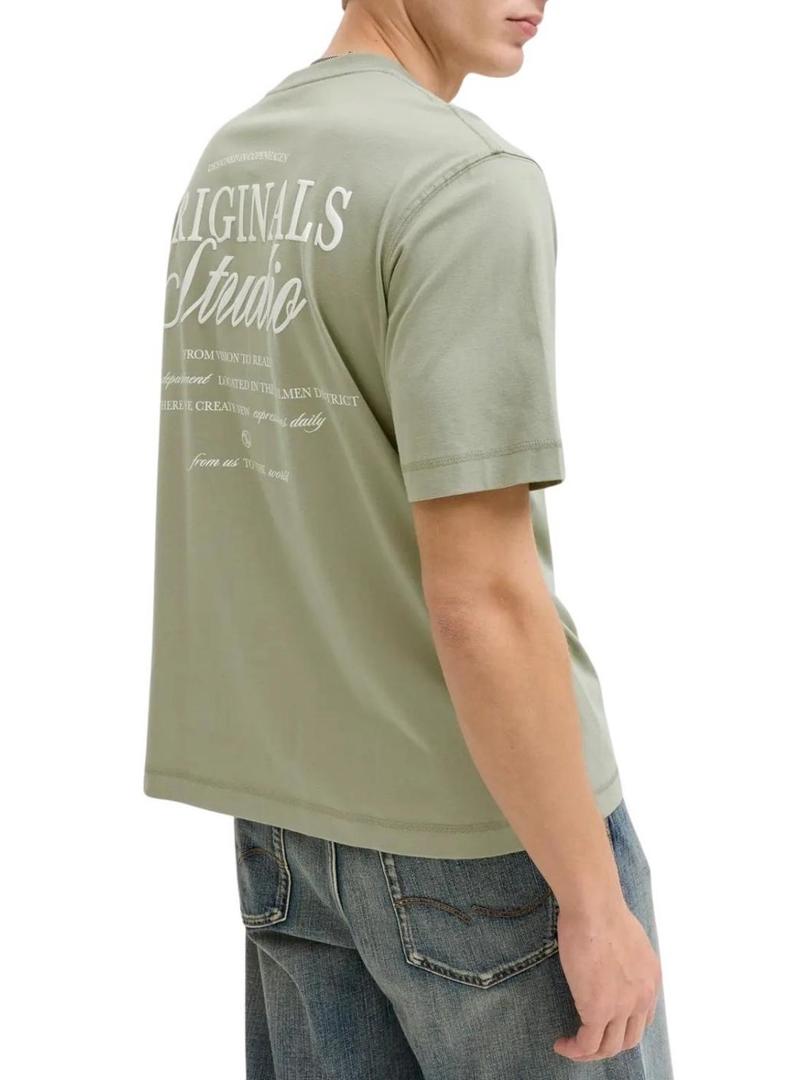 Camisa Jack and Jones Norrebro verde para homens
