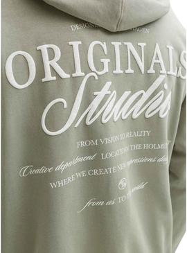 Moletom Jack and Jones Norrebro verde para homem