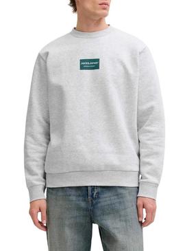 Moletom Jack and Jones Frank cinza para homem