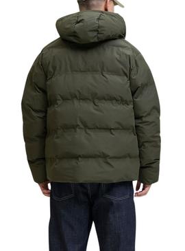 Casaco acolchoado Jack and Jones Soho verde para homem.