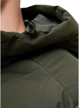 Casaco acolchoado Jack and Jones Soho verde para homem.