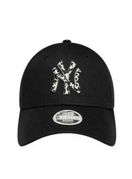 Boné New Era New York Yankees 9FORTY com estampa de animal para mulher.