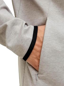 Moletom cinza Jack and Jones Base para homem.
