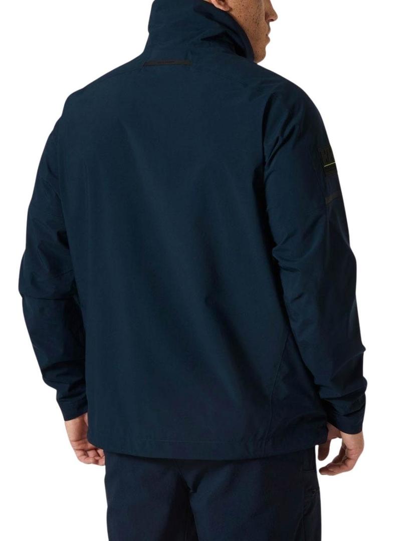 Jaqueta Helly Hansen Racing azul marinho para homem.