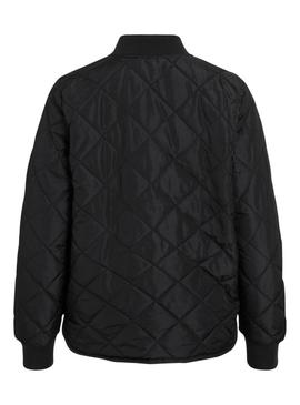 Jaqueta bomber Vila Vitate preta para mulher.