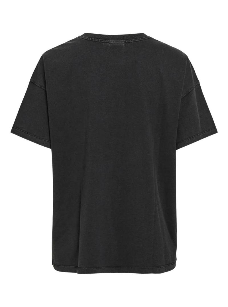 Camiseta Vila Vibliss preta para mulher.