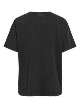 Camiseta Vila Vibliss preta para mulher.