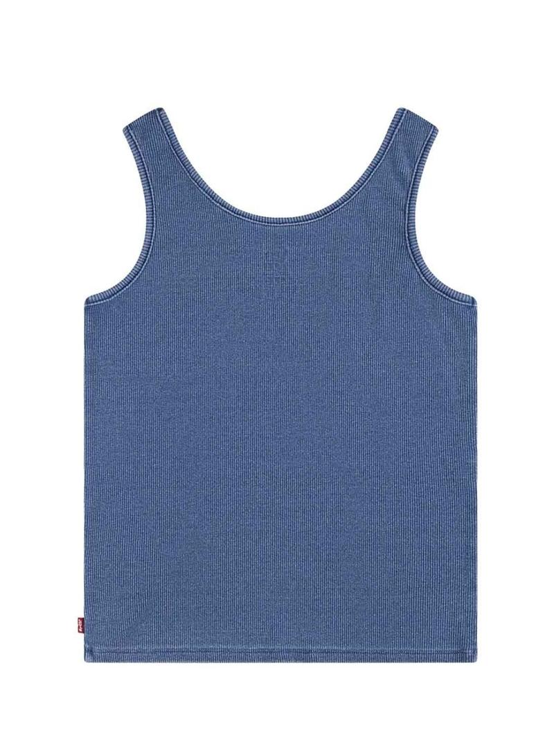 Camiseta Levis Meet And Greet azul para menina.