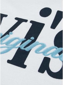 Camisa Levis Classic And Clean branca para criança.