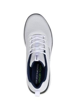 Tênis Skechers Summit branco para homem.