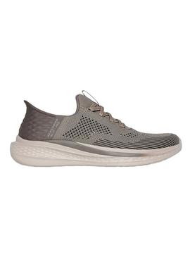 Sapatilhas Skechers Slade Quinto cinza para homem.