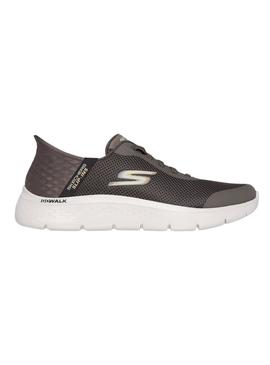 Tênis Skechers Go Walk marrom para homem.