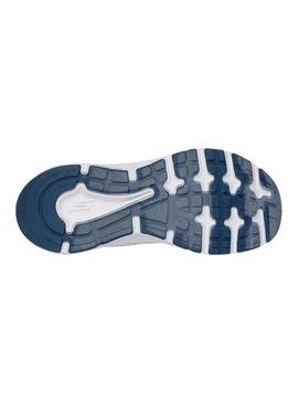 Tênis Skechers Go Run azul para mulher.