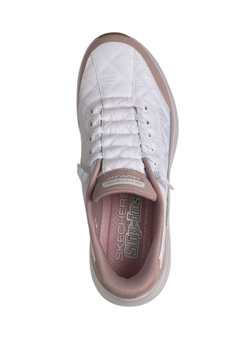 Sapatilhas Skechers Contour Foam Slip on lavanda para mulher.