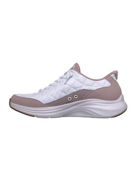 Sapatilhas Skechers Contour Foam Slip on lavanda para mulher.
