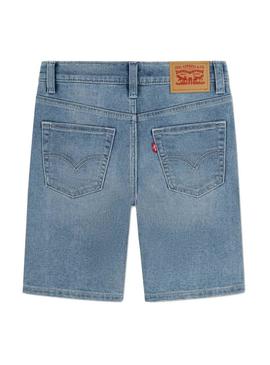 Bermuda Levis 511 Slim Fit azul para menino.