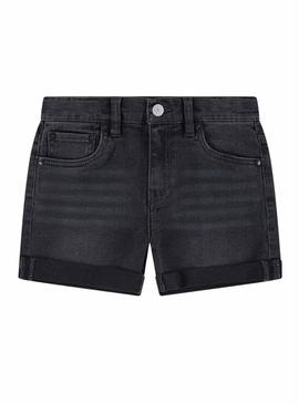 Shorts Levis Girlfriend preto para menina