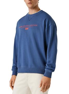 Moletom Pepe Jeans Summer Logo azul para homem