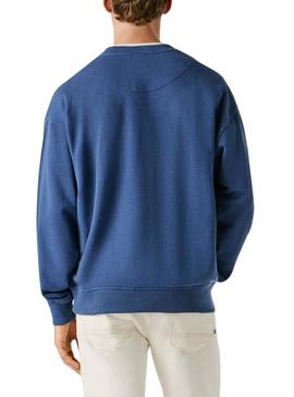 Moletom Pepe Jeans Summer Logo azul para homem