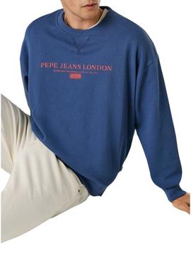 Moletom Pepe Jeans Summer Logo azul para homem