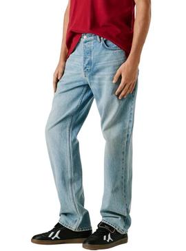 Calça jeans Pepe Jeans Relaxed azul claro para homem